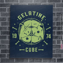 Load image into Gallery viewer, Shirts Posters / 4"x6" / Navy Gelatine Cube