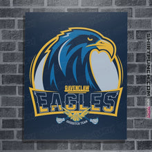 Load image into Gallery viewer, Shirts Posters / 4"x6" / Navy Ravenclaw Eagles
