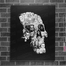 Load image into Gallery viewer, Shirts Posters / 4"x6" / Black Horror Skull