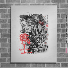 Load image into Gallery viewer, Shirts Posters / 4"x6" / White Legend Of The Saiyan