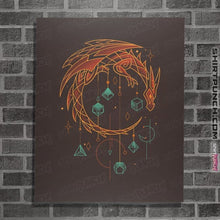 Load image into Gallery viewer, Daily_Deal_Shirts Posters / 4"x6" / Dark Chocolate Draconic Dice Keeper