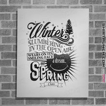 Load image into Gallery viewer, Shirts Posters / 4"x6" / White Winter