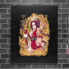 Load image into Gallery viewer, Shirts Posters / 4"x6" / Black Fire Ninja Mai