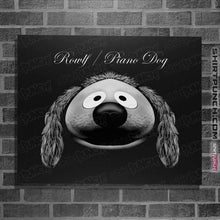 Load image into Gallery viewer, Shirts Posters / 4"x6" / Black Rowlf