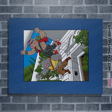 Load image into Gallery viewer, Daily_Deal_Shirts Posters / 4"x6" / Royal Blue Thrown Out