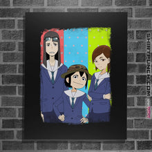 Load image into Gallery viewer, Shirts Posters / 4"x6" / Black Eizouken