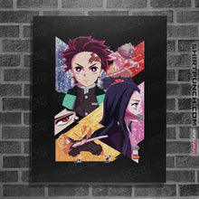 Load image into Gallery viewer, Shirts Posters / 4"x6" / Black Slayer Of Demons