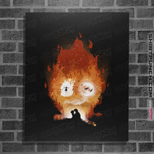 Load image into Gallery viewer, Shirts Posters / 4"x6" / Black Midnight Calcifer