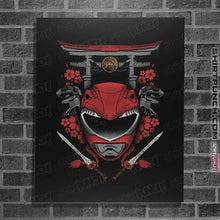 Load image into Gallery viewer, Shirts Posters / 4"x6" / Black Red Ranger