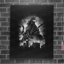 Load image into Gallery viewer, Shirts Posters / 4"x6" / Black Guitarzilla