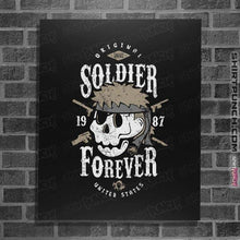 Load image into Gallery viewer, Shirts Posters / 4"x6" / Black Soldier Forever