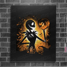 Load image into Gallery viewer, Shirts Posters / 4"x6" / Black King Of Halloween