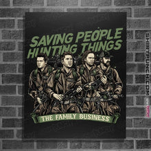 Load image into Gallery viewer, Daily_Deal_Shirts Posters / 4"x6" / Black Supernatural Ghostbusters