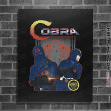 Load image into Gallery viewer, Shirts Posters / 4"x6" / Black Cobra