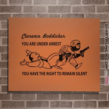 Load image into Gallery viewer, Daily_Deal_Shirts Posters / 4"x6" / Orange Go Directly To Jail, Creep