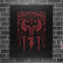 Load image into Gallery viewer, Shirts Posters / 4"x6" / Black Megazord