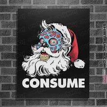 Load image into Gallery viewer, Secret_Shirts Posters / 4"x6" / Black Be Merry And Consume