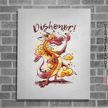 Load image into Gallery viewer, Shirts Posters / 4&quot;x6&quot; / White Dishonor
