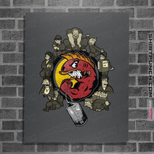 Load image into Gallery viewer, Daily_Deal_Shirts Posters / 4&quot;x6&quot; / Charcoal Hellfish Squad
