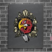 Load image into Gallery viewer, Daily_Deal_Shirts Posters / 4"x6" / Charcoal Hellfish Squad