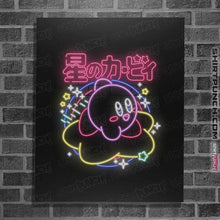 Load image into Gallery viewer, Daily_Deal_Shirts Posters / 4&quot;x6&quot; / Black Neon Kirby
