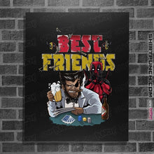 Load image into Gallery viewer, Secret_Shirts Posters / 4"x6" / Black Best Friends!