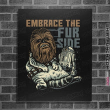 Load image into Gallery viewer, Daily_Deal_Shirts Posters / 4"x6" / Black Wookie Cat