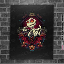 Load image into Gallery viewer, Shirts Posters / 4"x6" / Black The Pumpkin King
