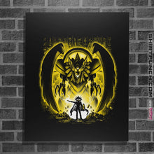 Load image into Gallery viewer, Shirts Posters / 4"x6" / Black Winged Dragon