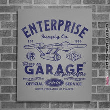 Load image into Gallery viewer, Daily_Deal_Shirts Posters / 4"x6" / Sports Grey Enterprise Garage