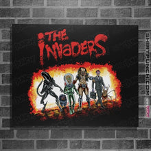 Load image into Gallery viewer, Shirts Posters / 4"x6" / Black Invaders