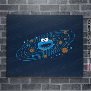 Daily_Deal_Shirts Posters / 4"x6" / Navy Cookie Orbit