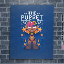 Load image into Gallery viewer, Secret_Shirts Posters / 4"x6" / Royal Blue The Puppet