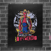 Load image into Gallery viewer, Shirts Posters / 4&quot;x6&quot; / Black Nevermind The Spiders
