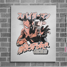 Load image into Gallery viewer, Shirts Posters / 4"x6" / White Japanese Man Spider
