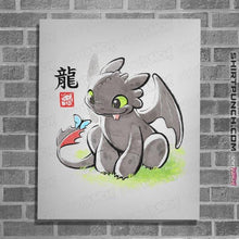 Load image into Gallery viewer, Shirts Posters / 4"x6" / White Dragon Ink