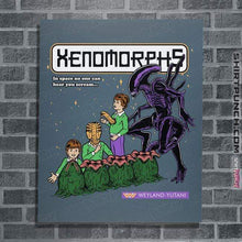 Load image into Gallery viewer, Shirts Posters / 4"x6" / Indigo Blue Xenomorphs Book