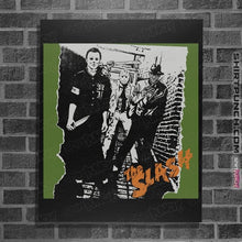 Load image into Gallery viewer, Daily_Deal_Shirts Posters / 4"x6" / Black The Slash