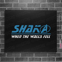 Load image into Gallery viewer, Daily_Deal_Shirts Posters / 4"x6" / Black Shaka Trek