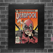 Load image into Gallery viewer, Shirts Posters / 4"x6" / Black Wolverine Mashup