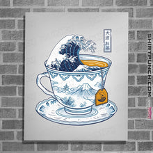 Load image into Gallery viewer, Shirts Posters / 4&quot;x6&quot; / White The Great Kanagawa Tea
