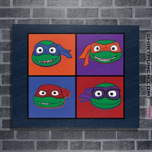 Load image into Gallery viewer, Daily_Deal_Shirts Posters / 4"x6" / Navy Mayhem Of The Mutants