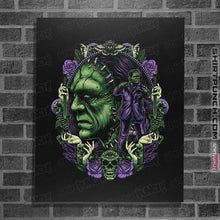Load image into Gallery viewer, Daily_Deal_Shirts Posters / 4"x6" / Black The Lonely Monster