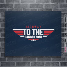 Load image into Gallery viewer, Shirts Posters / 4"x6" / Navy Danger Zone