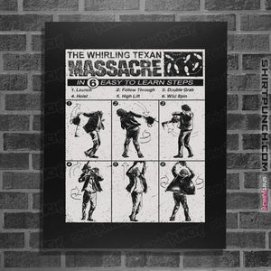 Shirts Posters / 4"x6" / Black Texan Massacre Dance