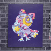 Load image into Gallery viewer, Shirts Posters / 4"x6" / Violet Magical Silhouettes - Celeste