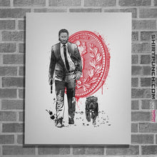 Load image into Gallery viewer, Shirts Posters / 4"x6" / White Lone Hitman And Cub