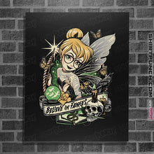 Load image into Gallery viewer, Daily_Deal_Shirts Posters / 4"x6" / Black Believe In Fairies