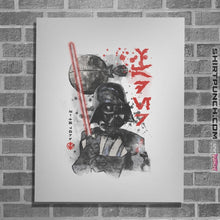 Load image into Gallery viewer, Shirts Posters / 4"x6" / White Lord Vader