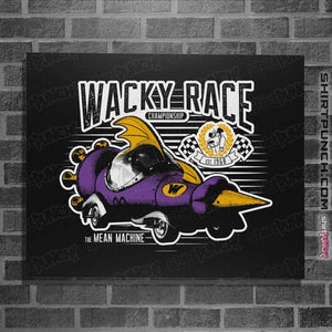 Daily_Deal_Shirts Posters / 4"x6" / Black Wacky Race